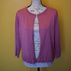 2/$20 89th & Madison Cardigan Rose Large